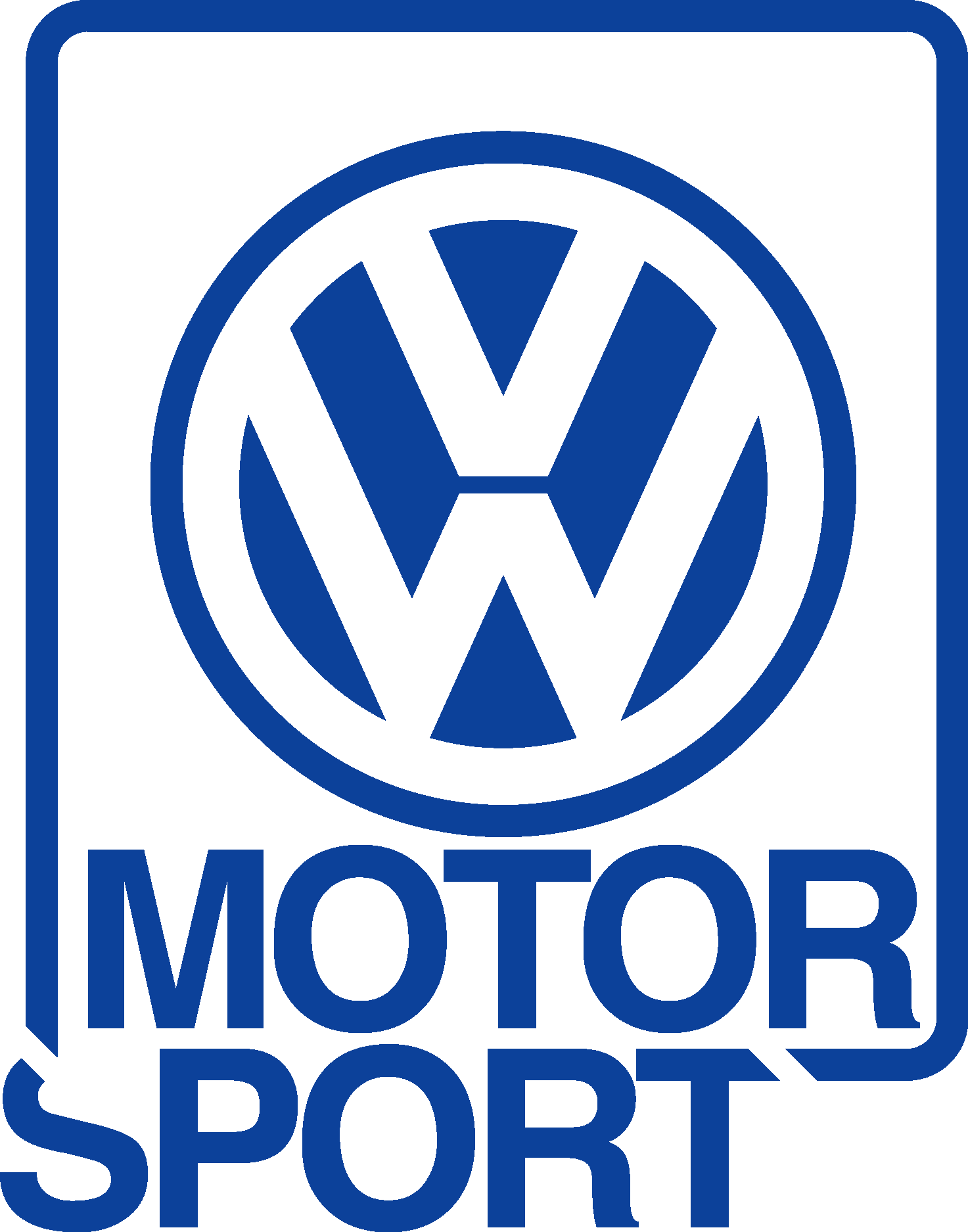 VW Motorsport Logo Vector Logo